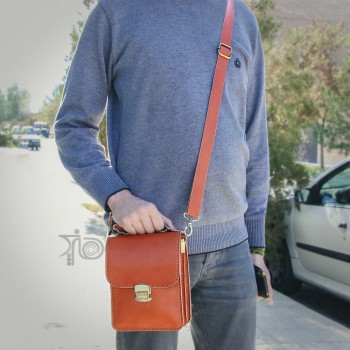 کیف چرمی اسپورت مردانه سایز کوچک
