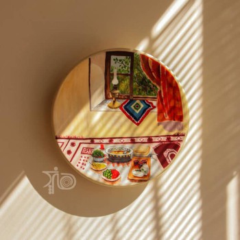 دیوارکوب نقاشی نوستالژی- پنجره